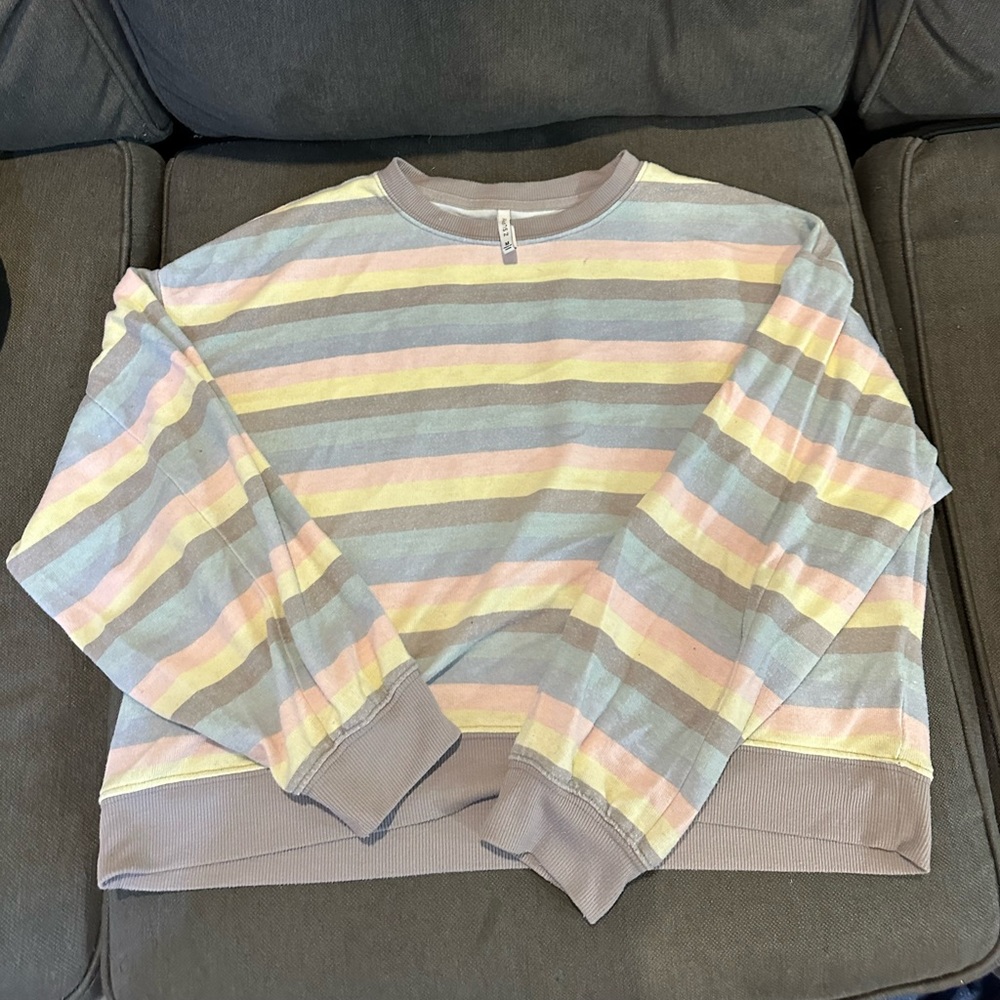 X Supply Light Striped Sweatshirt